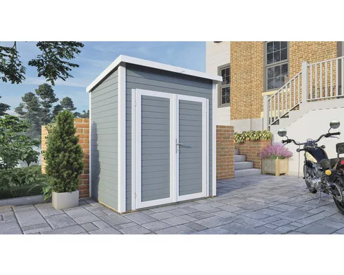Magazie grădină Bertilo Timmo 1 pentru unelte cu podea 181x121 cm, gri buc