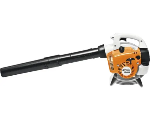 Aspirator cu tocător frunze pe benzină Stihl SH 56 700W 1CP, motor în 2 timpi, capacitate cilindru 0,54 L, include sac colectare buc