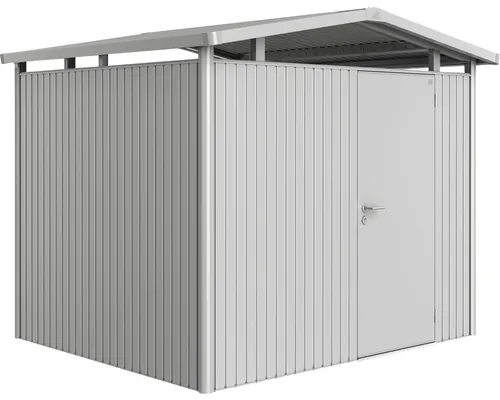 Magazie grădină Biohort Panorama P3 metal ușă standard 273x238 cm argintiu metalizat buc