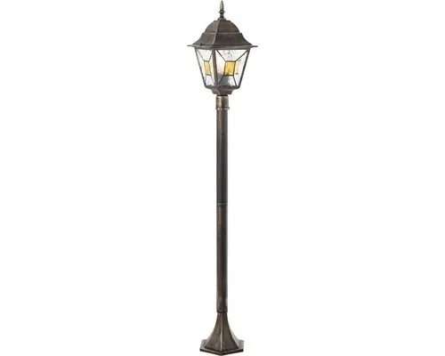 Stâlp iluminat Lalumi Janel E27 max. 1x60W, 112 cm, pentru exterior IP44, negru/auriu buc