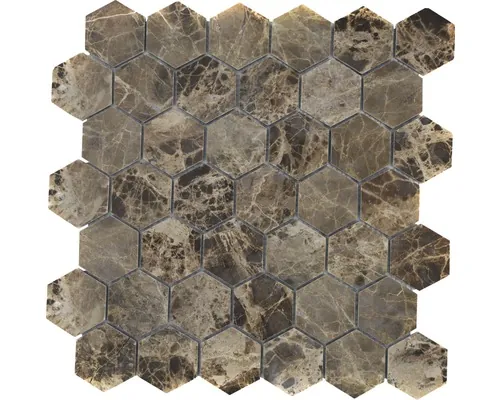 Mozaic marmură MOS HXN 2909 maro 29,8x30,5 cm buc