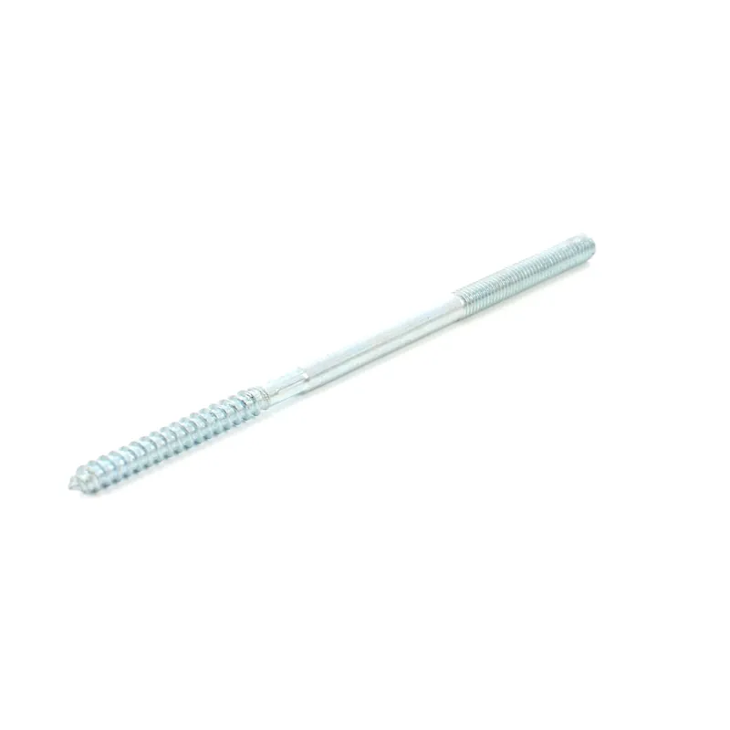 Prezon lemn / metal, din otel, zincat alb, M8 x 180 mm, L60/M50 - SW6 buc