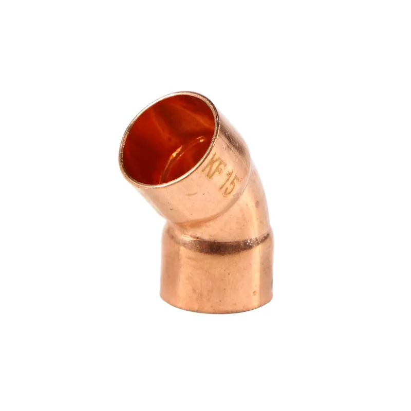 Curba cupru, 45 grade, interior-interior, D42 mm, 5041 buc