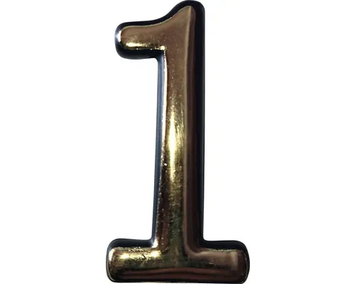Număr casă „1” pentru poartă/ușă, material PVC buc