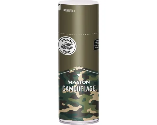 Vopsea spray Maston Camouflage RAL 6013 verde stuf 400 ml buc