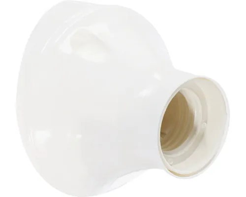 Dulie plastic de perete Electroplast E27 culoare albă buc