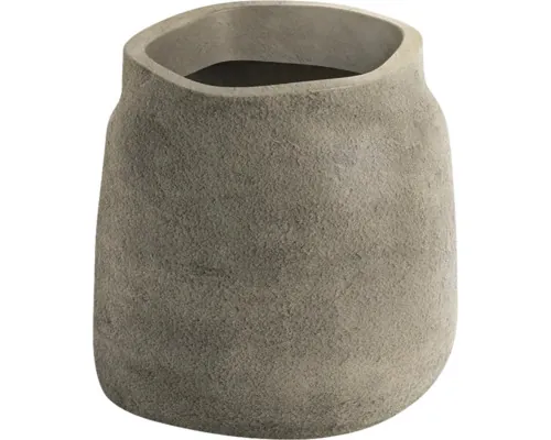 Ghiveci flori 'Boge TBO40' plastic Ø 38 cm H 40 cm bej cafea buc