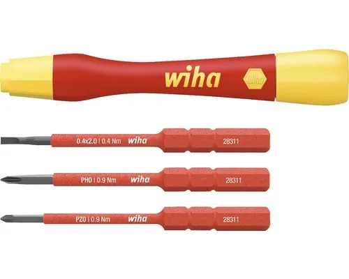 Șurubelnițe Wiha Softfinish electric slimfix set 12 piese buc