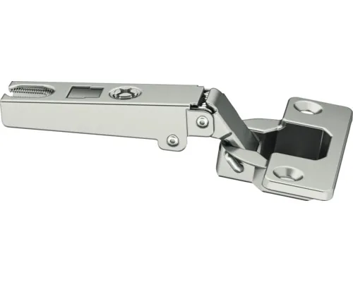 Balamale Häfele 110 SM 105 grade 48/6, ușă semiaplicată cu arc și autoînchidere + plăcuță montaj H = 0mm, 4 piese pac
