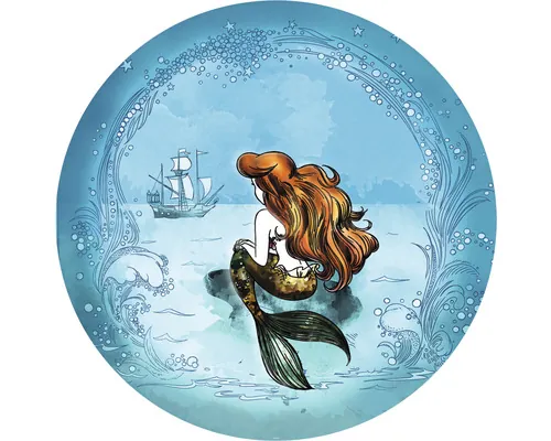 Fototapet rotund autoadeziv Komar DD1-020 Disney Ariel Dreaming Ø 125 cm buc