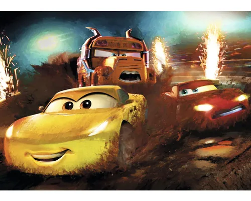 Fototapet vlies Komar IADX7-031 Into Adventure Disney Cars Dirt Track 350x250 cm buc