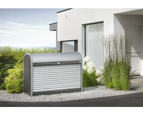 Mască tomberon Biohort StoreMax 160 metal 163x78x120 cm argintiu/gri buc
