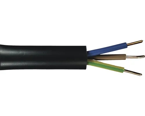 Cablu NYY-J 3x1,5 mm² negru, inel 50m buc