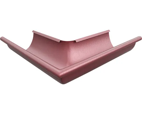 Colțar exterior 90 ° metalic PRECIT Ø 125 mm roșu RAL 3005 buc