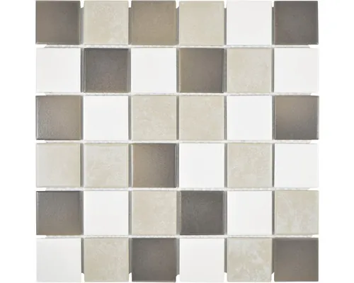 Mozaic piscină ceramic CD 2180 Quadrat mix 30,6x30,6 cm buc