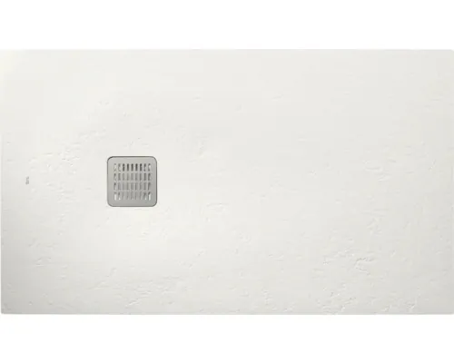 Cădiță de duș dreptunghiulară slim Roca Stonex Terran 100x80 cm alb buc