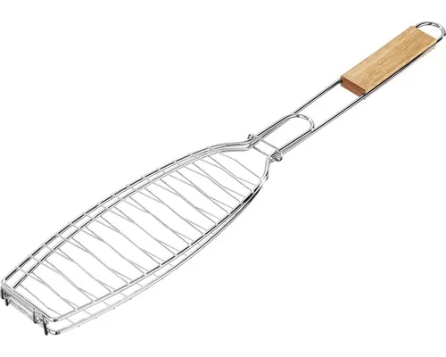 Grătar Tenneker® pentru pește, 59x11 cm, oțel inoxidabil buc