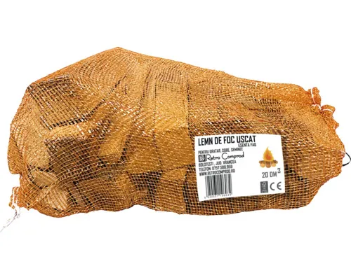 Lemn de foc esență fag sac 15,5 kg buc
