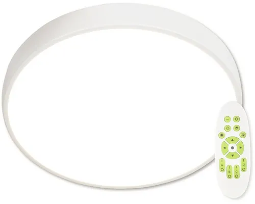 Plafonieră cu LED integrat Top Light Metal 40B RC 51W 5100 lumeni Ø40 cm, lumină albă 3000-6500K, incl. telecomandă, alb buc