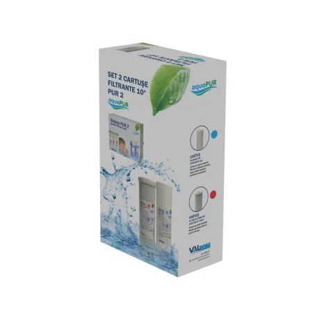 SET 2 CARTUSE FILTRANTE AQUAPUR 10 PUR2 2buc