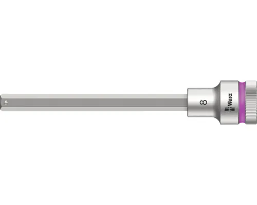 Cap cheie tubulară Wera 8740 C HF Hex-Plus 8x140mm, din oțel crom-vanadiu buc