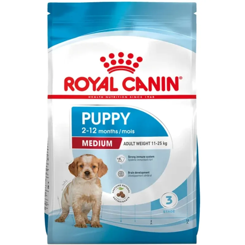 Hrana uscata pentru caini ROYAL CANIN SHN Medium, Junior, Pasare, 4 kg kg
