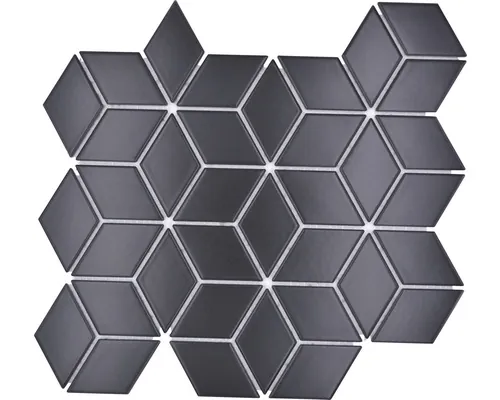 Mozaic piscină ceramic POV05 negru mat 26,6x30,5 cm buc