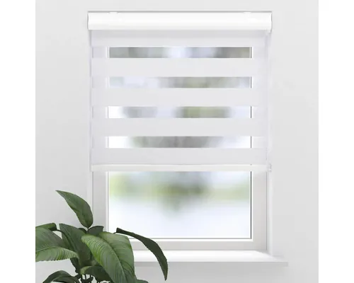 Rulou dublu Soluna D-R6 alb 40x175 cm, casetă albă buc