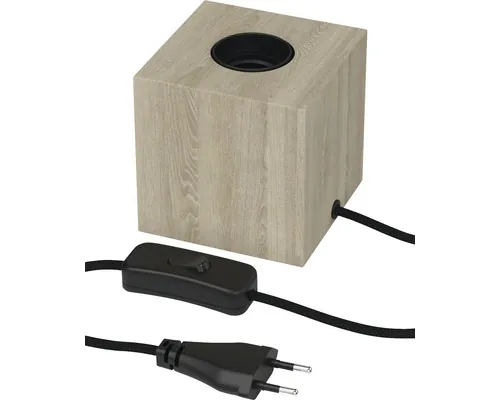 Veioză Calex E27 max. 1x40W, stejar buc