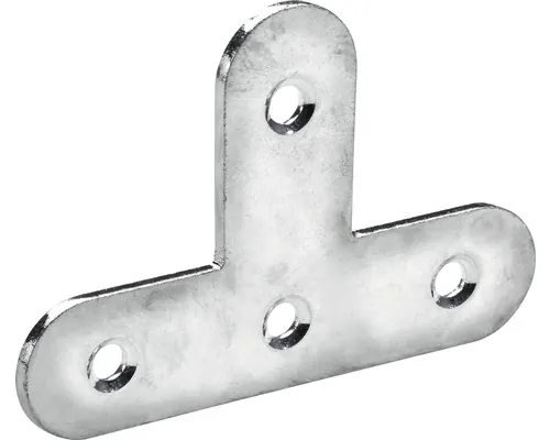 Conector plat tip „T” Hettich 15x40x60 mm, oțel zincat, pachet 20 bucăți pac