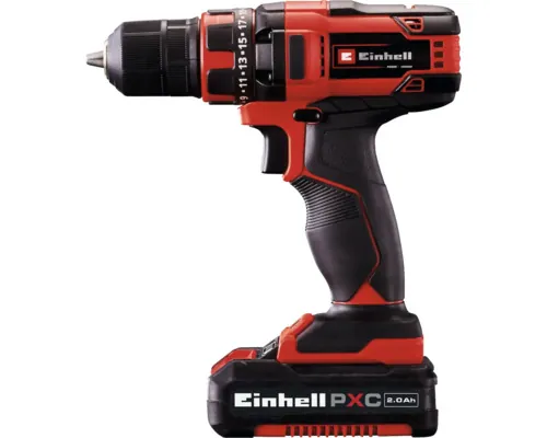 Mașină de găurit & înșurubat (Bormașină) pe acumulator Einhell TC-CD 18/35 Li max. 35Nm 550 r/min, incl. 1x2Ah acumulator și încărcător buc