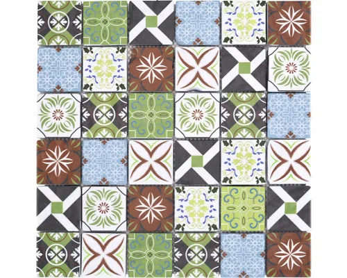 Mozaic Quadrat XCM 8RMC49 mix colour 30x30 cm buc