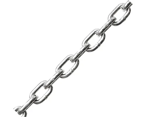Lanț sudat DIN 766 Pösamo Ø5 mm, oțel galvanizat zincat m