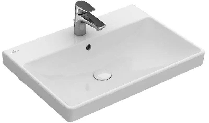 Lavoar baie, Villeroy&Boch, Avento, ceramica, alb, 65x47x15.5cm