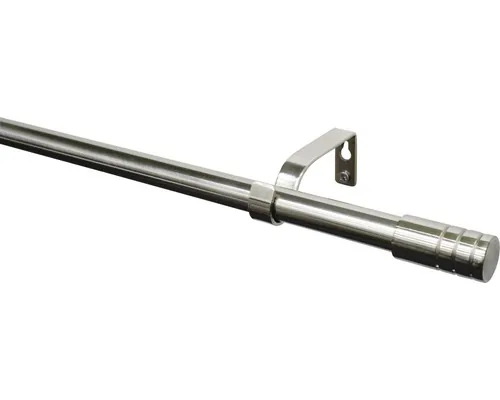 Galerie extensibilă 190-340 cm aspect inox 16/19 mm, capăt cilindru buc