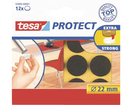 Protecție antizgârieturi tesa® Protect maro Ø 22 mm buc
