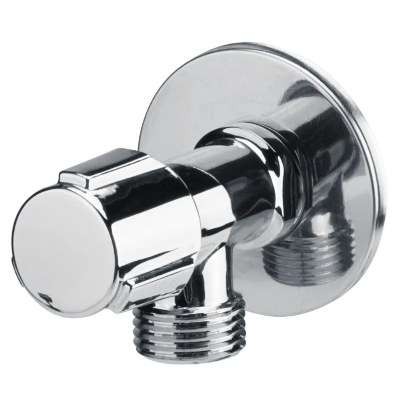 Robinet coltar EvoSanitary, cartus ceramic, argintiu, 1/2" x 1/2"
