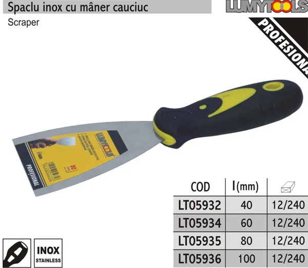 SPACLU INOX 60MM