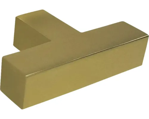 Buton in forma T aluminiu auriu lungime 50mm buc