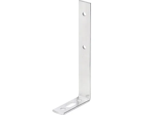 Colțar metalic perforat Alberts 120x55 mm, oțel zincat, pentru galerii perdele buc