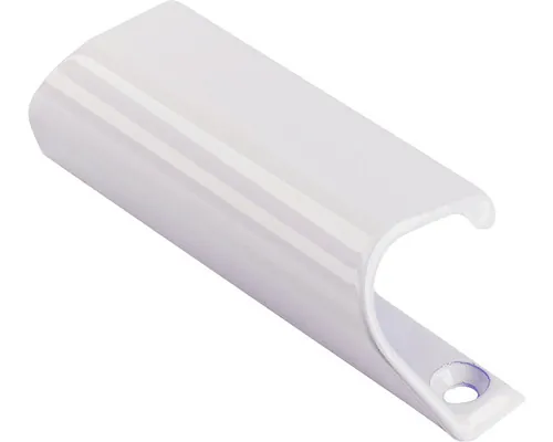 Mâner exterior ușă balcon PM-Technic, tip scoică, pentru tâmplărie PVC, alb buc
