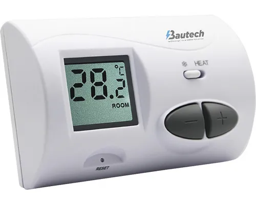 Termostat centrală digital cu fir neprogramabil Bautech Q-3S buc