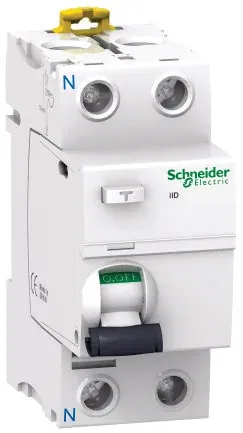 Siguranta automata modulara diferentiala Schneider Electric iID A9R41263 2P 63 A buc