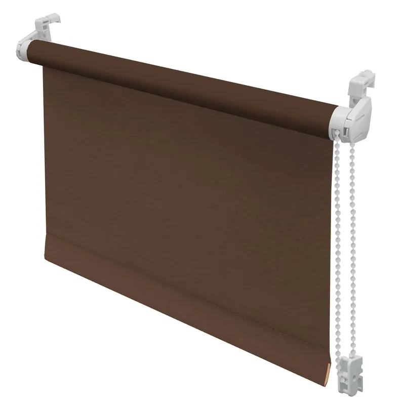 Stor Gardinia Mini Aida, poliester, maro ciocolata, semiopac, dimensiuni material 42.5 x 150 cm buc