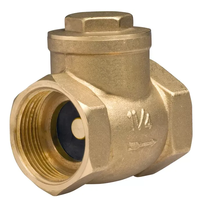 Supapa de sens Ferro, din alama cu clapeta, 3/4"
