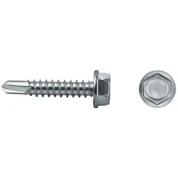 Surub autoforant cap hexagonal DIN7504K 6.3x25 ZN 20buc/set