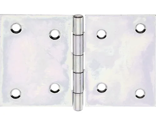 Balama fixă Alberts 128x81 mm, oțel zincat galben buc
