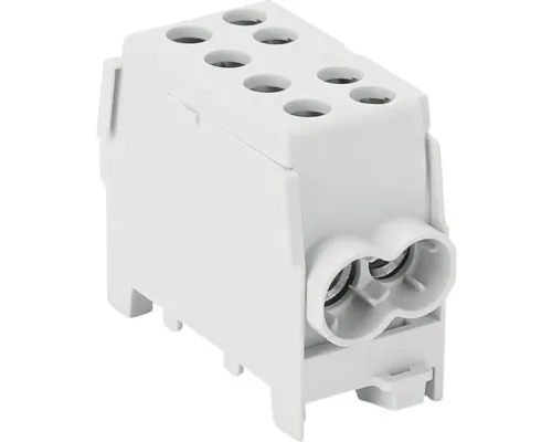 Bloc distribuitor Elvon monofazat 125A in:1x35/out:1x35/2x25 mm2 gri buc
