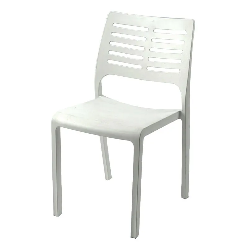 Scaun terasa Felix, 47x53x82 cm, polipropilena, alb