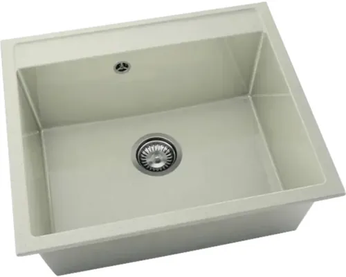 Chiuvetă bucătărie granixit 1 cuvă FAT Avangard 226 51x56 cm fără picurător Artic buc
